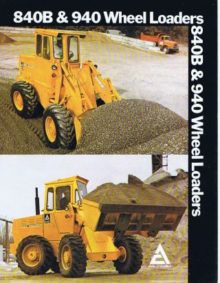 1976 Allis Chalmers - 840b & 940 - Wheel Loader Tractor - 6 Page Sales Brochure