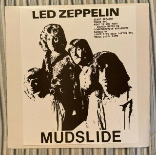 Led Zeppelin " Mudslide " Lp Vinyl Pacific Coliseum,  Vancouver