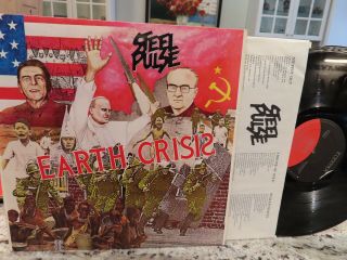 Steel Pulse - Earth Crisis - Reggae 1984 Press Sterling Vg,  N Vinyl Lp