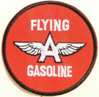 5 Flying A Gas/oil Easy Sew/iron On 3 Inch Collectible Patch
