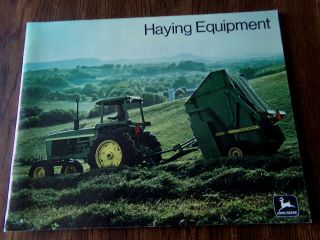 John Deere Sales Advertising Brochure For Haying Equipment