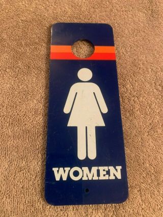 Citgo Ladies Women Woman Toilet Restroom Dealer Service Station Sign Gas Oil