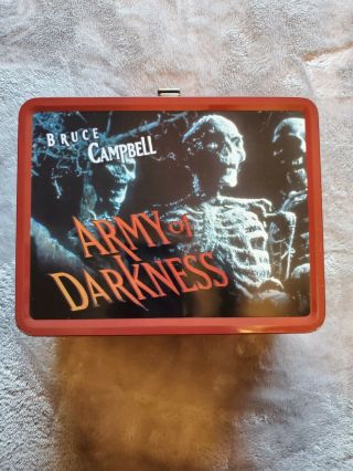 Army Of Darkness Metal Lunch Box & Thermos - By Neca - Limited Edition