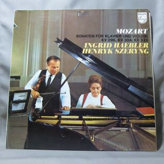 Philips 6500 053 Mozart: Sonatas For Piano & Violin Kv296 Kv304 Haebler Szeryng