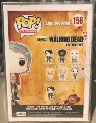 Funko Pop Carol Peletier 156 The Walking Dead AMC in Pop Protector 2