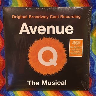Avenue Q The Musical Broadway Cast Recording 2x Orange Vinyl Lp