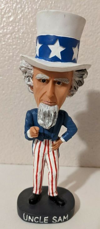 Uncle Sam Bobble Head Knocker Figure American Patriotic Collectible Gift By Neca