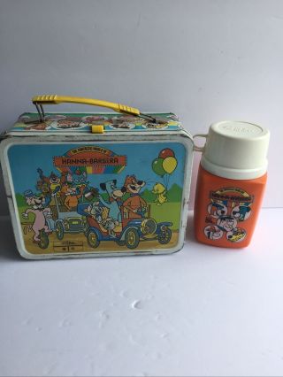 The Funtastic World Of Hanna - Barbera Metal Lunch Box W/thermos