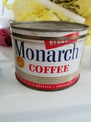 Vintage Coffee Tins.  Monarch & Delmonte 1 Each