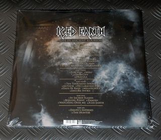 Iced Earth ' Live In Ancient Kourion ' LTD Ed Triple Blue Color LP Set Rare 200cop 2