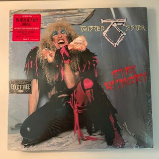 Twisted Sister Stay Hungry Lp Rhino Rocktober Black & Pink Vinyl W Poster