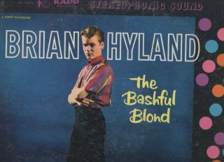 Brian Hyland The Bashful Bob Vinyl Lp Stereo 1960 Release