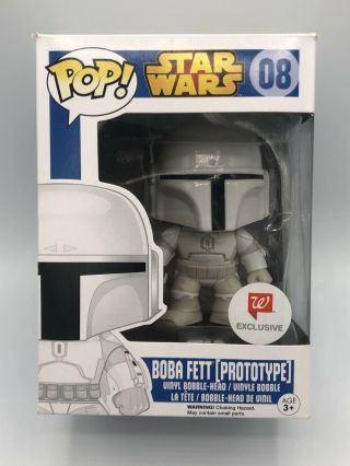 Boba Fett Prototype 8 Funko Pop Star Wars Walgreens Exclusive Some Box Damage
