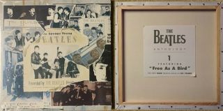 Beatles Anthology 1 Triple Lp Uk Pressing,  Promo Retail Poster/flat