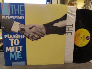 The Replacements - Pleased To Meet Me 1987 Near - Vinyl Lp Dmm Sterling
