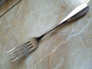 Antique Vintage Collectible Serving Fork 8.  25 " Stanley Roberts Stainless - China