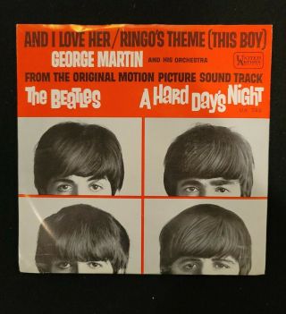 George Martin The Beatles And I Love Her / Ringo 