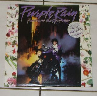 Prince - Purple Rain 1984 Australian Lp W/ Poster Nm