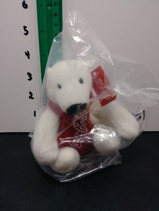 Small Coca - Cola Polar Bear Plush