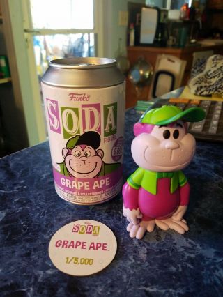 Funko Soda Animation: Hanna Barbera - Grape Ape (le 5000) Vinyl Figure Can