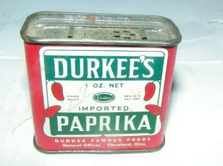Vintage Spice Tin - Durkee 