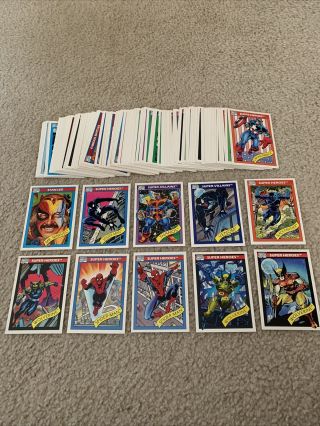 1990 Marvel Universe Complete Base Set 1 - 162 Stan Lee