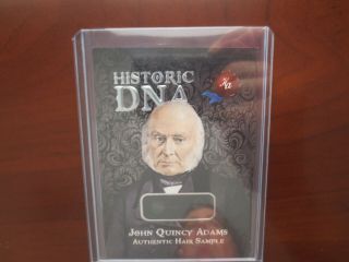 President John Quincy Adams 2020 Historic Autographs Potus Dna Hair Card /98