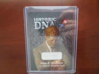 President John F Kennedy 2020 Historic Autographs Potus Dna Hair Card Jfk /80