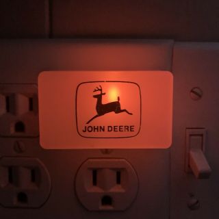 John Deere Night Light,  John Deere Collectibles,  Vintage John Deere