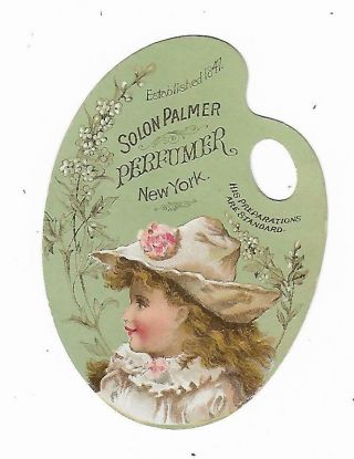 Ole Perfume Trade Card Solon Palmer Perfumer York Toilet Soap Face Powder