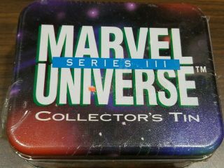 1992 Skybox Marvel Universe Series 3 Factory Numbered Collector ' s Tin 2