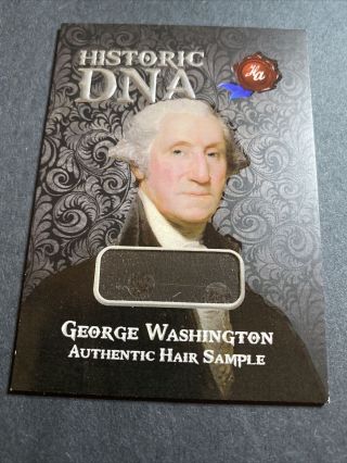 2020 Historic Autographs POTUS George Washington DNAAuthentic Hair 66/102 w/Book 5