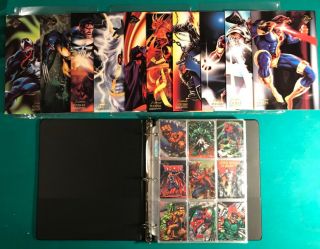 1994 Marvel Flair Annual Complete Base Set (150),  Jumbo Print Set (10)