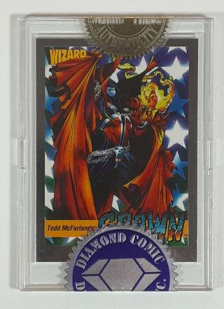 Wizard Todd Mcfarlane Platinum Spawn Card Diamond Comic 1992 A1 Ultra Rare Rc