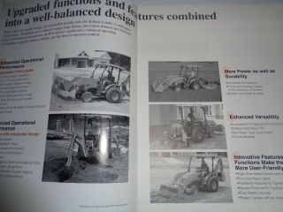 Kubota B26 Tractor Loader Backhoe Product Guide Sales Brochure literature 2