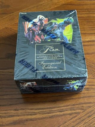 1994 Flair Inaugural Edition Marvel Universe Factory Box By Fleer