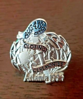 Limited Edition Sterling Silver 1996 Atlanta Olympics Closing Ceremony 275/1996