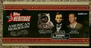 2009 Topps Heritage American Heroes Edition Box (look For Presidential Autos)