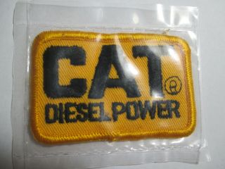Cat Diesel Power Patch Vintage Nos Caterpillar 2 3/8 X 1 3/4 Inches