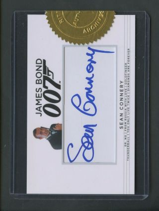 Sean Connery Signed 2016 James Bond 007 Limited Edition Auto Autograph