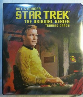 Star Trek The Series Art & Images Binder Complete Base Set Promo Cards