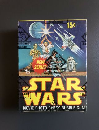 1977 Topps Star Wars Series 2 Wax Box (bbce) 36 Packs Skywalker
