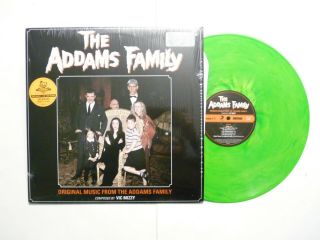 The Addams Family Tv Show Ost Lp Repress On Lurch Green Vinyl Ltd 500 W/insert
