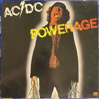 Ac/dc – Powerage : 1st Us Pressing Monarch 1978 Vinyl Lp Atlantic Sd - 19180 Ex -