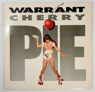Warrant - Cherry Pie Rare Vinyl Lp Club 1990 Edited Version Columbia 1p 8056 Vg