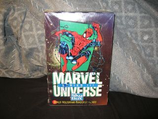 VINTAGE 1992 SKYBOX MARVEL UNIVERSE 3 CARDS FACTORY BOX 36 PACKS BOX 2