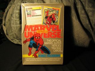 Vintage 1991 Skybox Marvel Universe Ii Cards Factory Box 36 Packs Box