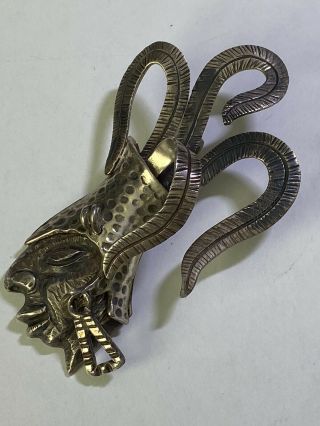 Taxco Mexican Sterling Silver Pendant Hand Made