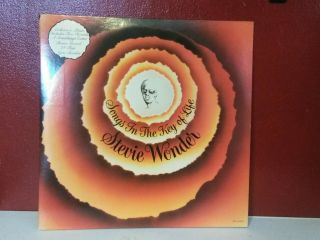 Vintage Stevie Wonder " Songs In The Key Of Life " 1st Us Record Lp Vinyl