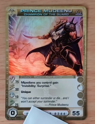Chaotic Card Prince Mudeenu (cotg) See Picture For Code